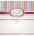 Vintage background vector image