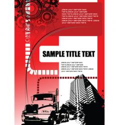 Urban grunge background vector image