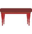 Cartoon sofa vector image