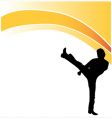 Fighter logo vector image
