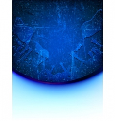 Football fans poster vector image