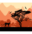 Wild african animals vector image