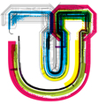 Technical typography vector image