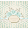 Vintage background with roses Vintage background with roses vector image