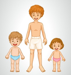 Sibilings vector image
