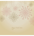 Vintage Christmas background vector image