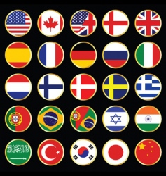 World flags vector image