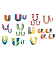 Alphabet symbols vector image