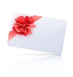 Gift card vector image