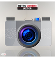 Retro camera vector image