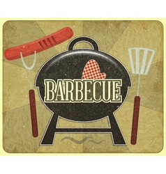 Grunge Design Grill vector image
