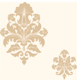 Vintage damask seamless pattern vector image