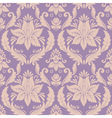 Vintage damask seamless pattern vector image
