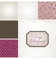 Vintage Retro Patterns vector image