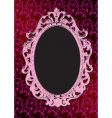 Vintage frame vector image