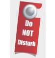 Door handle sign vector image