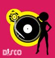 Disco flyer Disco flyer vector image