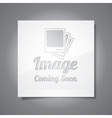 Coming Soon with abstract picture vector image
