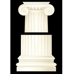 Marble architecture classic stone colomn Vector Image