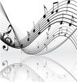 Music notes vector image