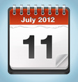 Calendar Icon vector image