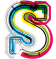 Technical typography vector image
