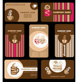 Business cards vector image