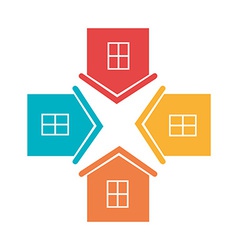 Real estate design Real estate design vector image