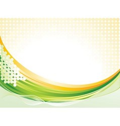 Wave pattern background vector image