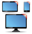 Monitor tablet vector image