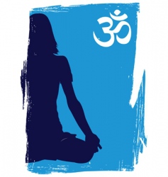 Yogi vector image