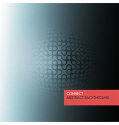 Circle composition from joined elements vector image