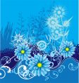 Grungy nature vector image