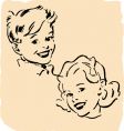 Vintage vector image