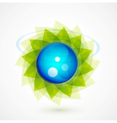 Nature sphere design vector image