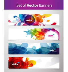 Web headers vector image