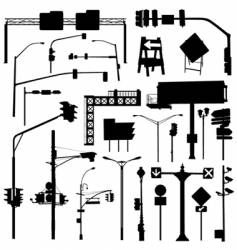 City objects vector image