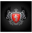 Coat of arms shield vector image