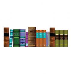 Old books vector image