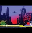 Grunge urban background vector image