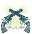 Hand gun illustration vector image