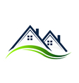 Houses Real Estate logo vector image