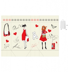 Shopping bag vector image
