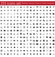 Icons set vector image