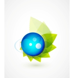 Nature sphere design vector image