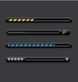 Loading bars vector image