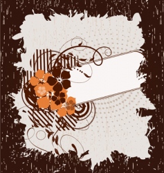 Grunge framework vector image