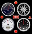 Car gauges vector image