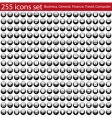 Icons set vector image