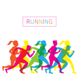 Running People Run Athlete vector image